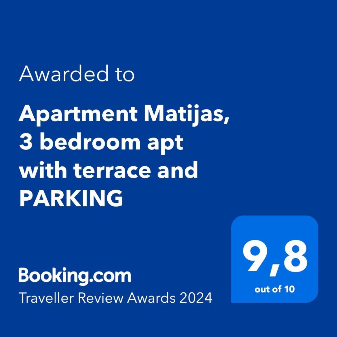 Apartment Matijas, 3 Bedroom Apt With Terrace And Parking สปลิท ภายนอก รูปภาพ